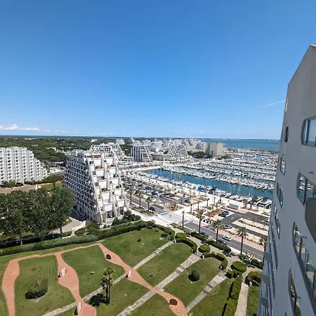Apartment T4 Spacieux Avec Terrasse Et Vue Panoramique, Parking Inclus - Fr-1-250-286 La Grande-Motte